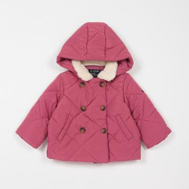 バックフリル中綿ジャケット