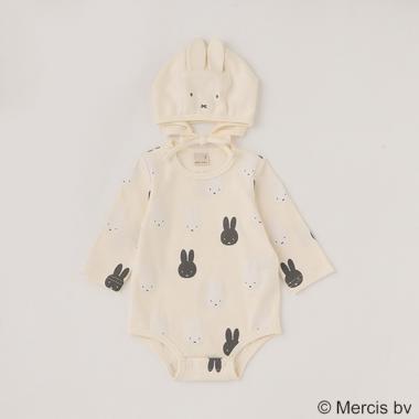 【dick bruna/シアバター】ロンパース・帽子セット