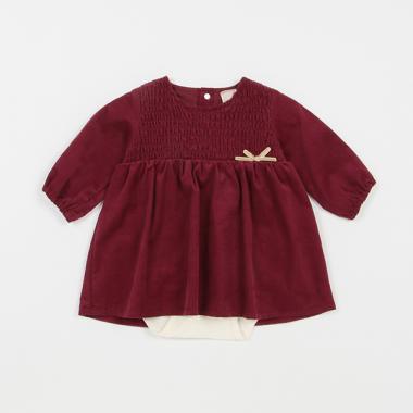 【リンク】シャーリングワンピロンパース