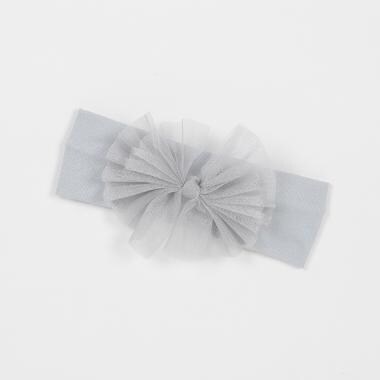 チュールリボンつきヘアバンド