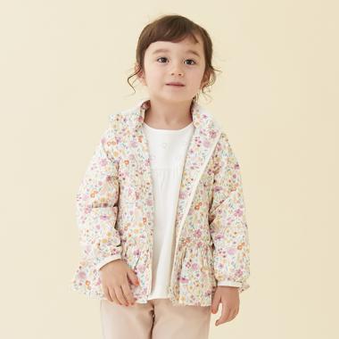 【撥水加工】ペプラムウィンブレ