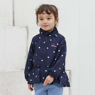 【撥水加工】ペプラムウィンブレ