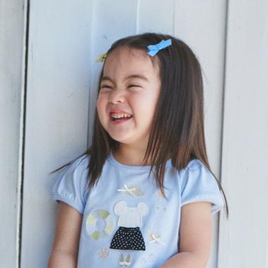 リボンヘアクリップ