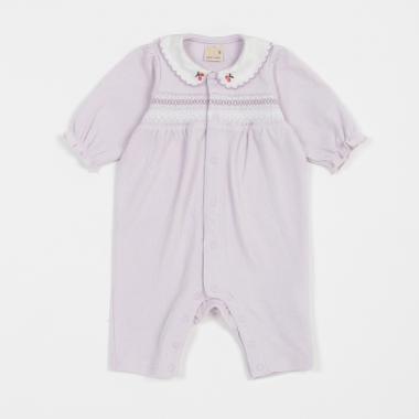 スモッキングカバーオール