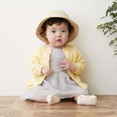 針ヌキカーディガン