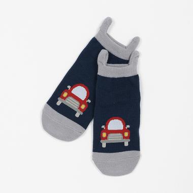 【スマイル】らくちん耳つきソックス