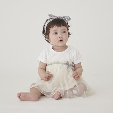 花刺しゅうロンパース