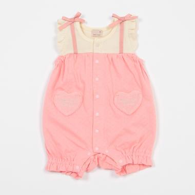 ハートポケットカバーオール