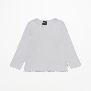 【オーガニック】ハート針抜き長袖T