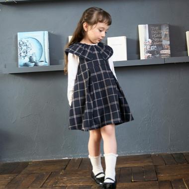 【リンク】ビッグ衿ジャンパースカート(キッズ)