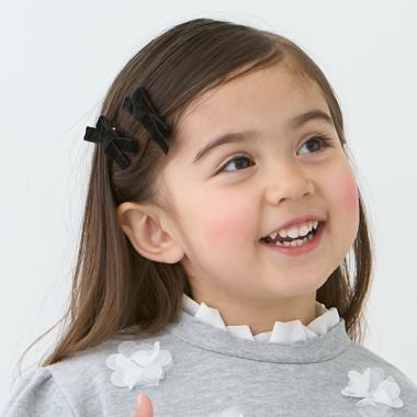 ベロアリボンピン