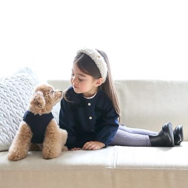 リボンオーバーニーソックス