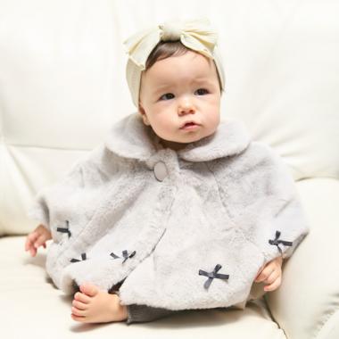 2WAY襟リボンケープ