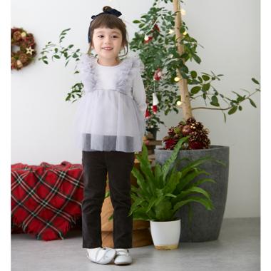 【リンク】コーデュロイストレートパンツ(キッズ)