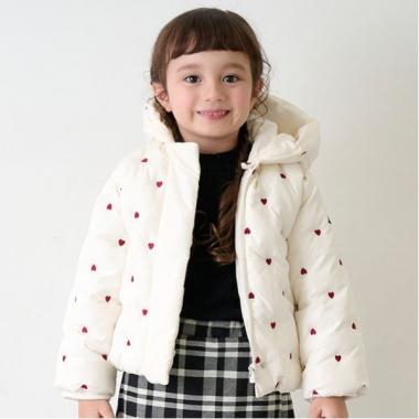 【リンク】ハート刺しゅう中綿ジャケット(キッズ)