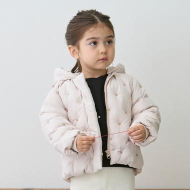 【リンク】ハート刺しゅう中綿ジャケット(キッズ)