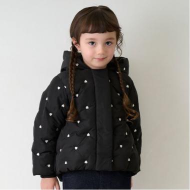 【リンク】ハート刺しゅう中綿ジャケット(キッズ)