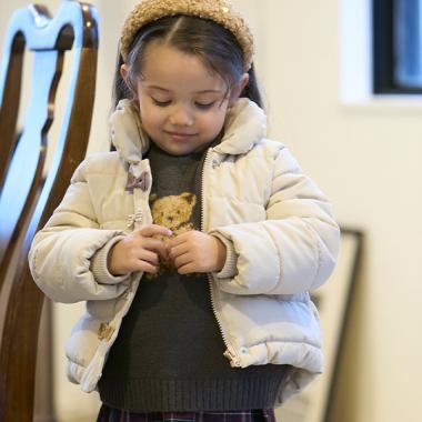 中綿リボンジャケット