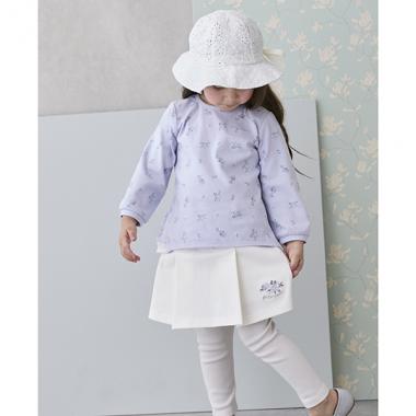 【リンク】花刺しゅうレギつきスカート(キッズ)