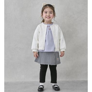 【リンク】花刺しゅうレギつきスカート(キッズ)