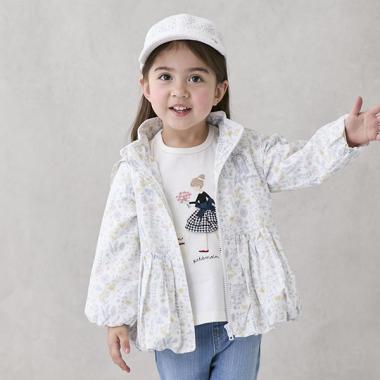 【撥水】ペプラムウィンブレ