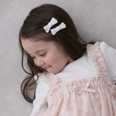 リボンヘアクリップ2P