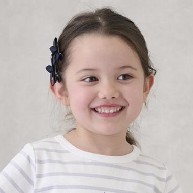 リボンヘアクリップ2P