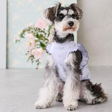 【リンク】【DOG】総柄肩フリルタンク