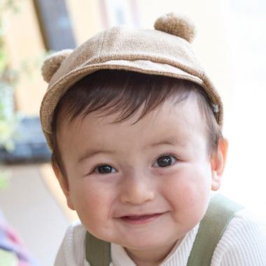 耳付きキャップ