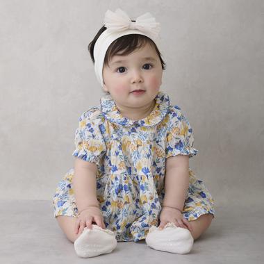 花柄チュニックパンツセット