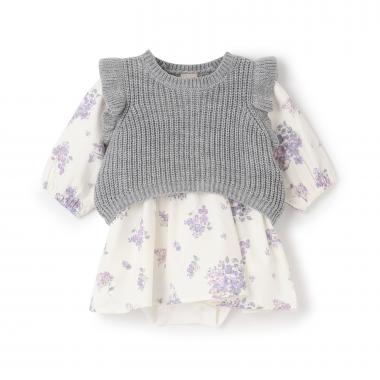 【リンク】ベストつきワンピース(ロンパース)