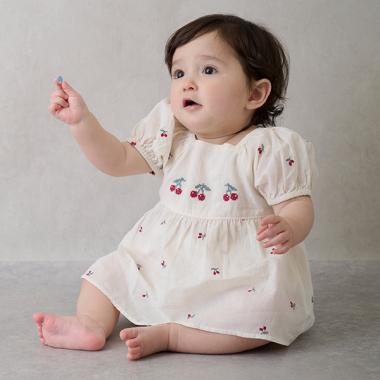 【リンク】チェリー刺しゅうセットアップ(ベビー)