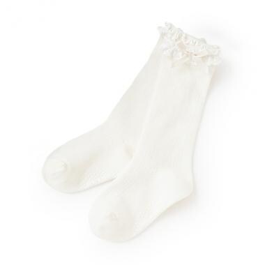 入卒リボン付きハイソックス