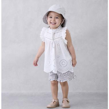 【プティプラ】フリルショートパンツ