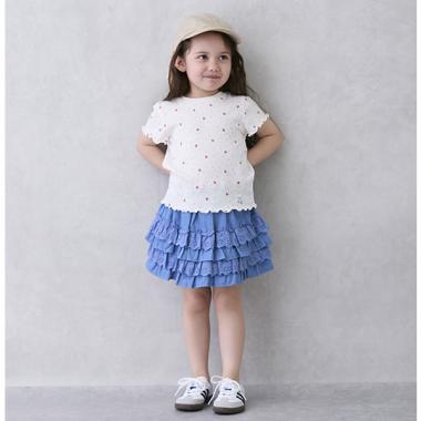 【リンク】レースフリルスカート(キッズ)