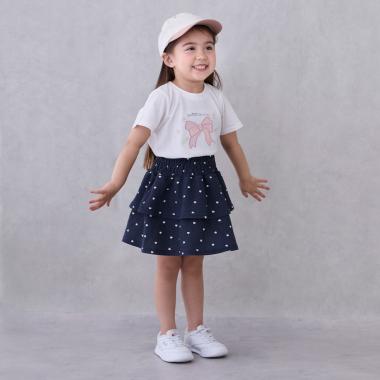 【GOODPRICE】柄フリルスカート