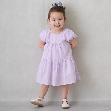 【スマイル/速乾】袖バルーンワンピ