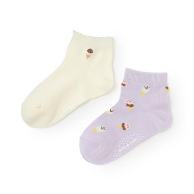 GIRLS接触冷感ソックス2P