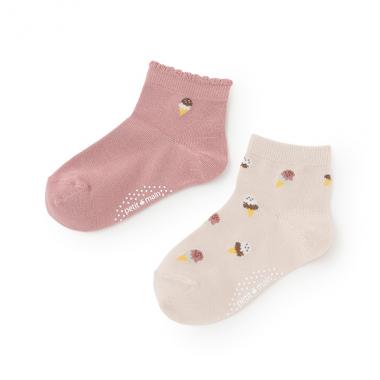 GIRLS接触冷感ソックス2P