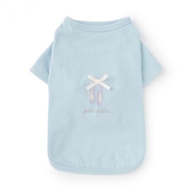 【DOG】バレリーナ刺しゅうTシャツ