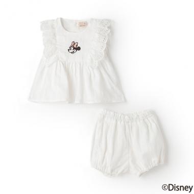 【Disney】肩フリルチュニックセットアップ