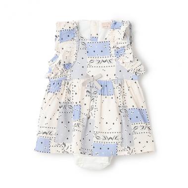 【リンク】花柄シャーリングワンピース(ベビー)