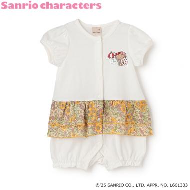 【サンリオキャラクターズ】切替フリルカバーオール
