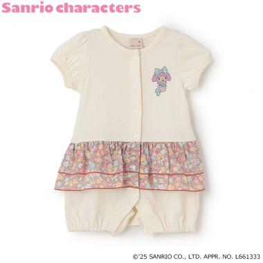 【サンリオキャラクターズ】切替フリルカバーオール