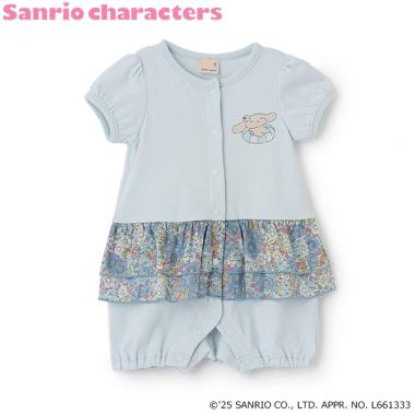 【サンリオキャラクターズ】切替フリルカバーオール