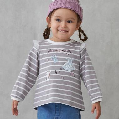 【WEB限定カラー】バレエモチーフ長袖Tシャツ