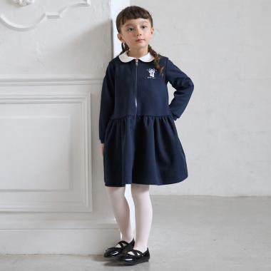 【バレエ】前あき衿ワンピース