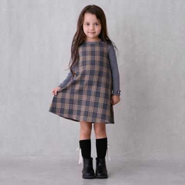 【リンク】肩リボンジャンパースカート