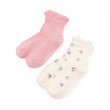 さくらんぼソックス2P