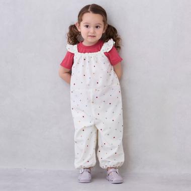 【撥水加工】肩フリルプレイウェア/L